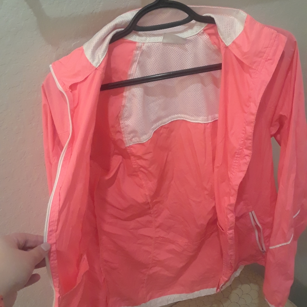 🔥SALE🔥Pink Windbreaker Jacket - Picture 7 of 7